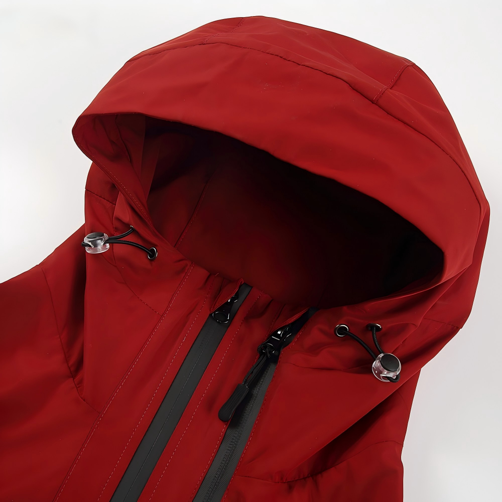 9 zippers waterproof windbreaker