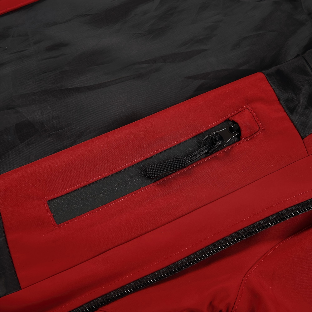 9 zippers waterproof windbreaker