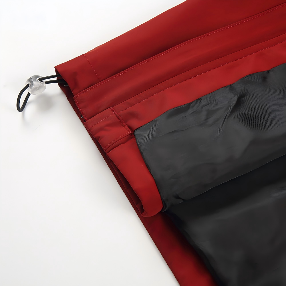 9 zippers waterproof windbreaker